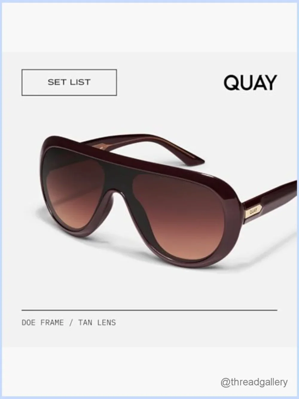 Shield Aviator Sunglasses with Accessory Kit Unisex